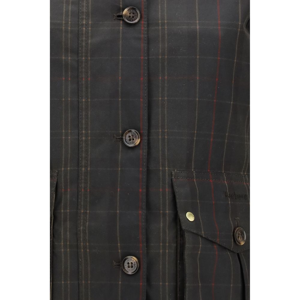 Barbour Baumwolljacke in Zweifarbenoptik