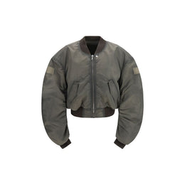 Rick Owens Grauer Nylon-Bomber