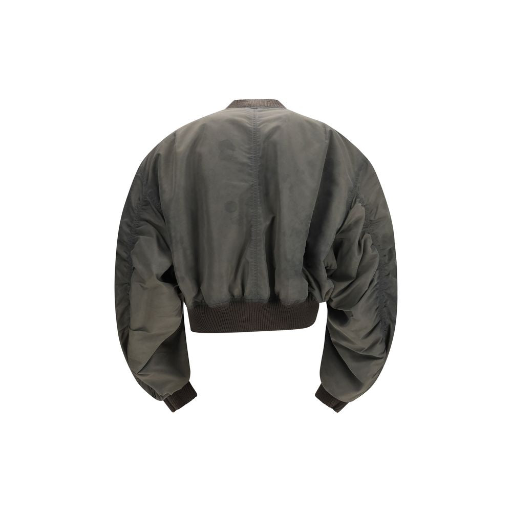 Rick Owens Grauer Nylon-Bomber