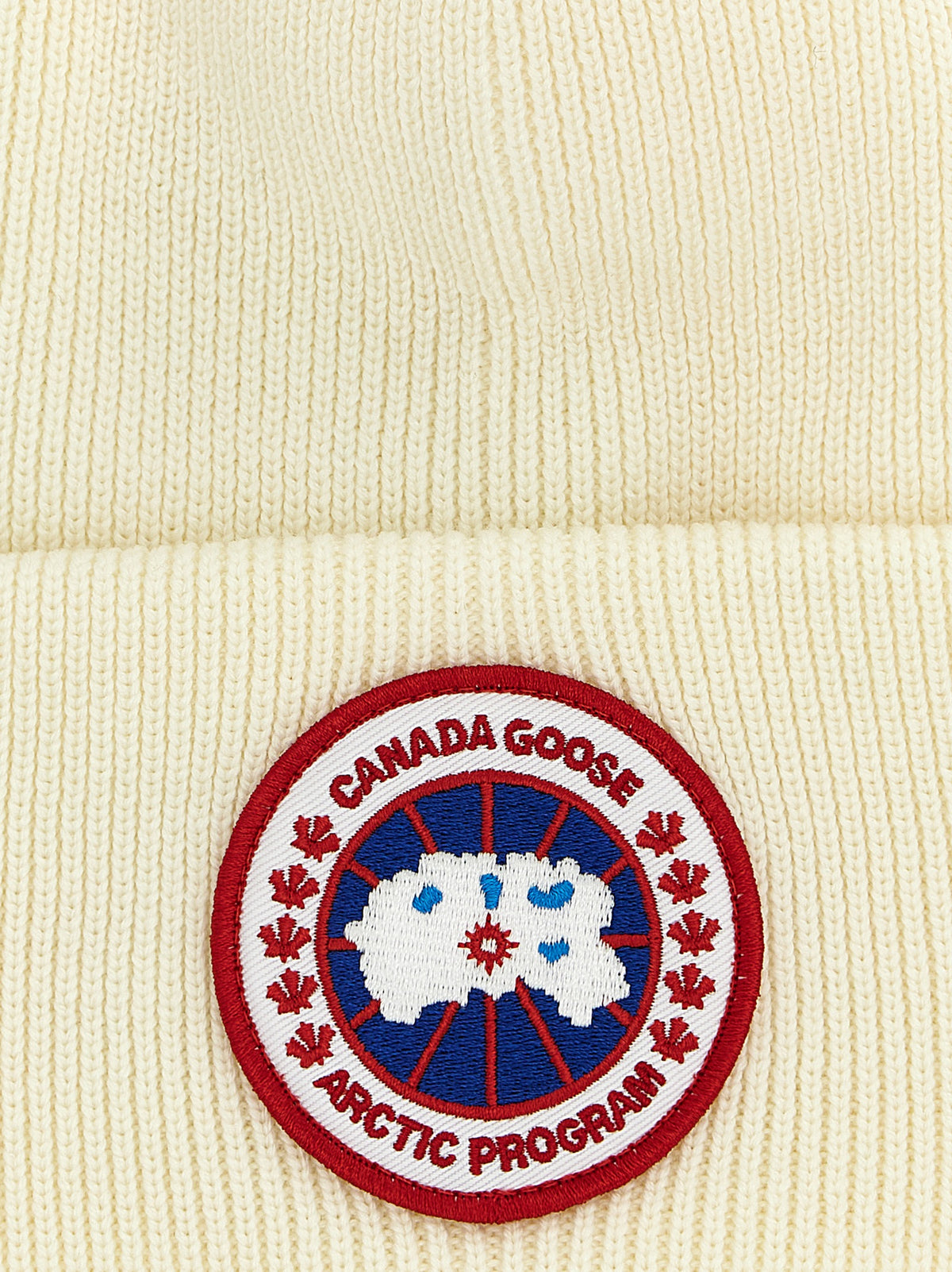 Canada Goose Weiße Wollmütze