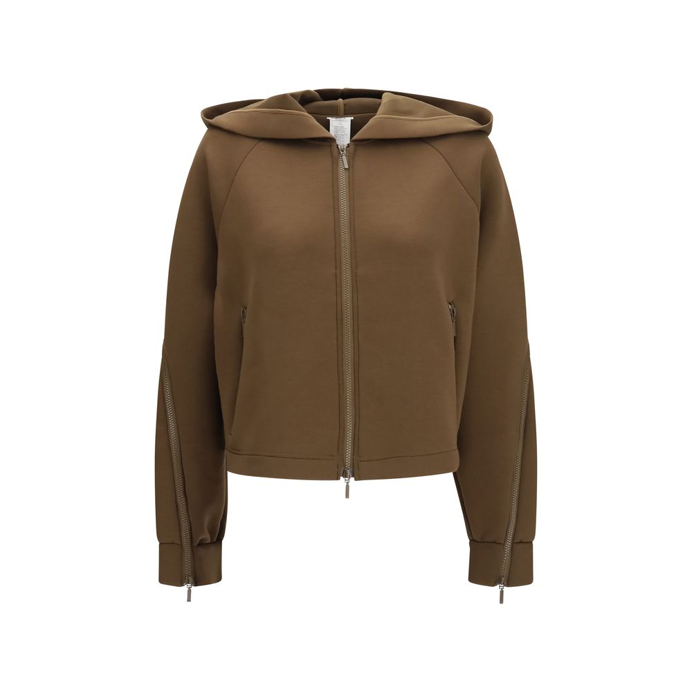 Wolford Brauner Polyester-Hoodie