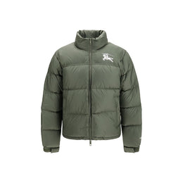 Burberry Zweifarbige Polyamid-Steppjacke in voller Länge