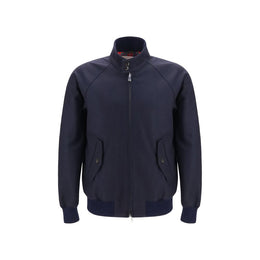 Baracuta Blaue Jacke aus Lammwolle Aries