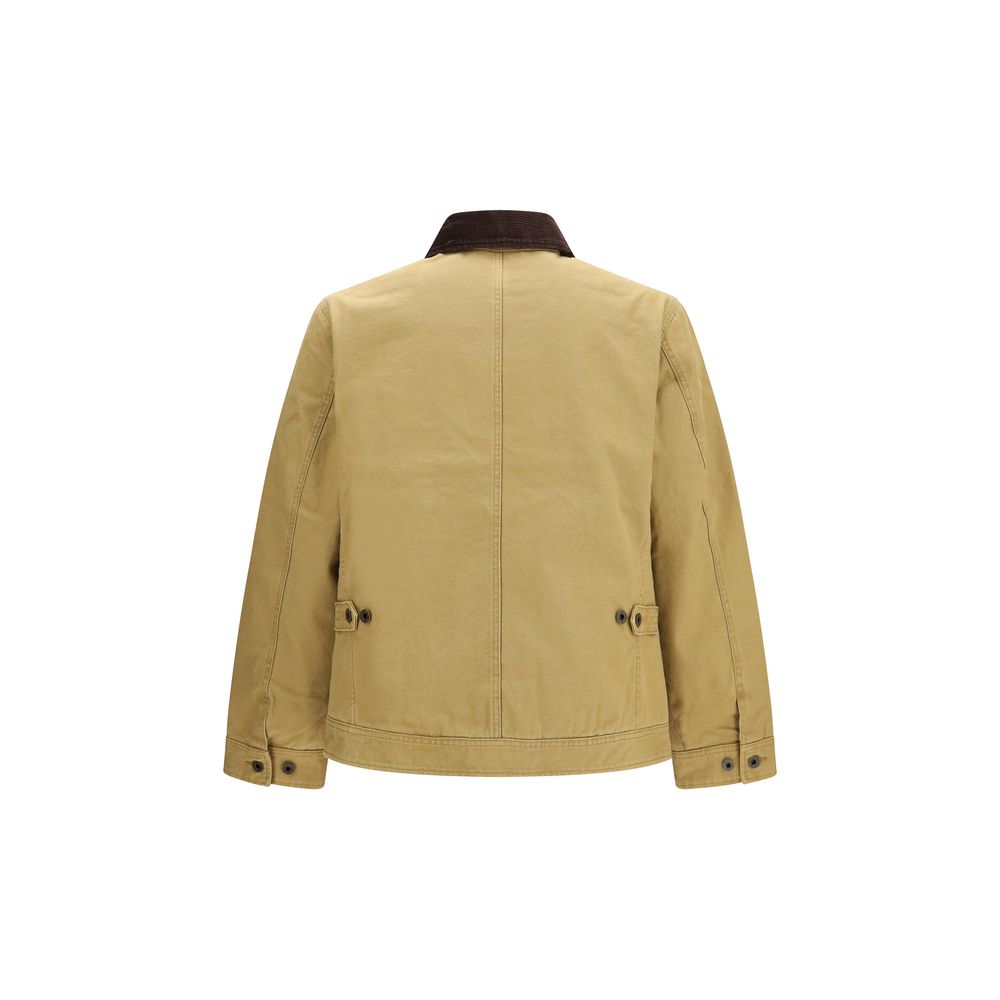 Filson Beige Baumwolljacke in voller Länge