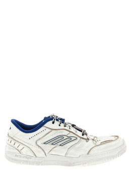 Balenciaga Weiße Kalbsleder-Sneaker im Athletic-Look