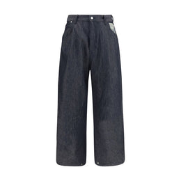 PDF Channel Blaue Baumwolljeans im Relaxed Fit