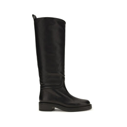 Stuart Weitzman Schwarze Bos Taurus Kalbsleder Chelsea Boots