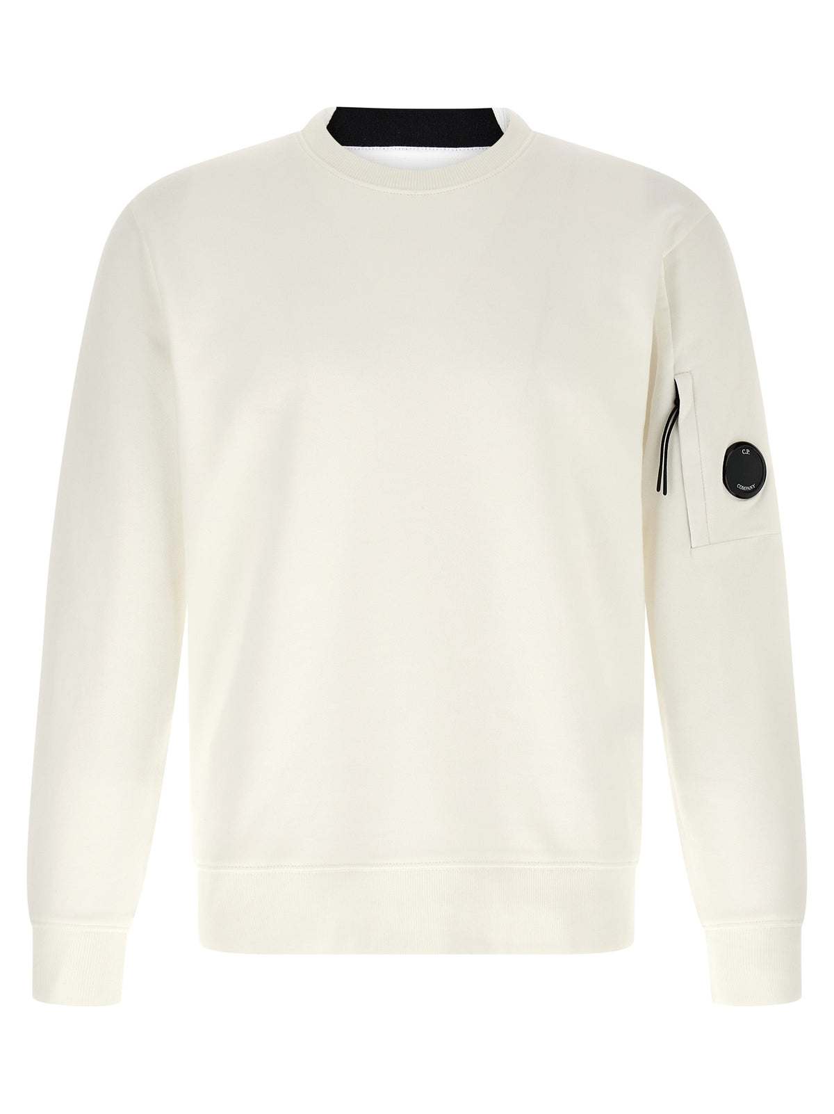 C.P. Company Weißes Baumwoll-Sweatshirt