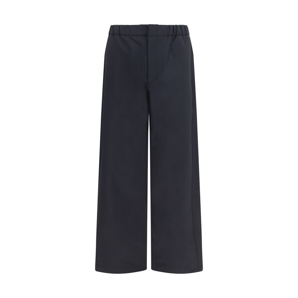 LAMINAR Schwarze Nylon Casual Hose
