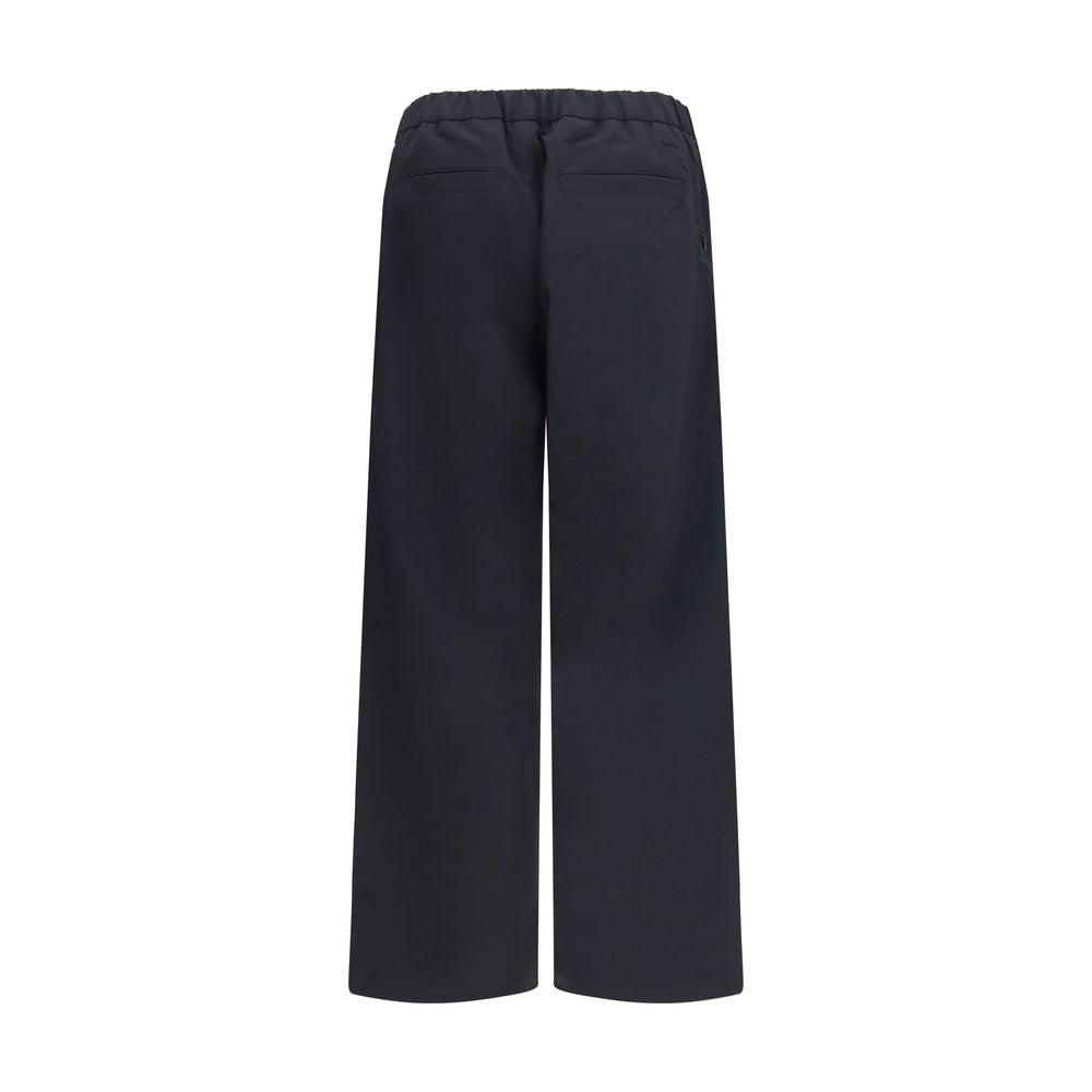 LAMINAR Schwarze Nylon Casual Hose