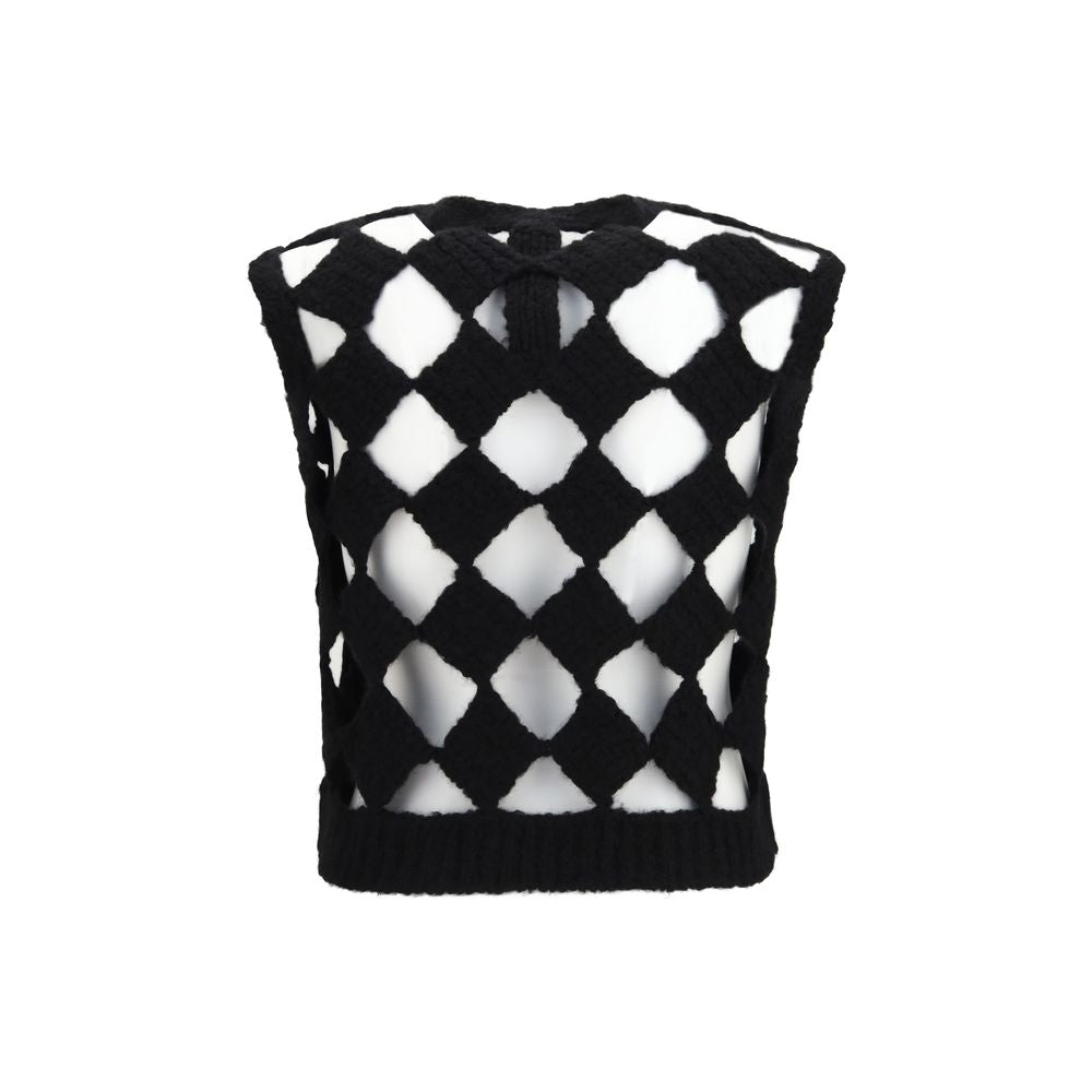 Rick Owens Schwarzes Kaschmir-Top
