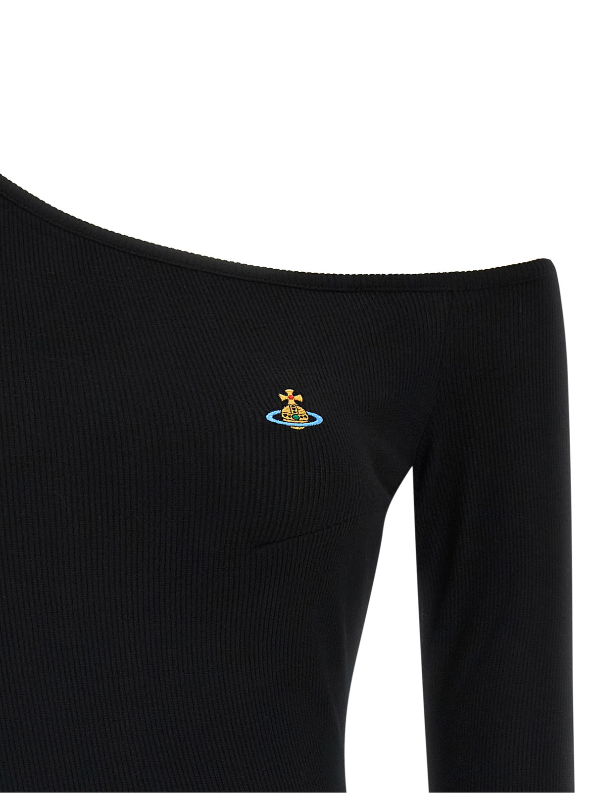 Vivienne Westwood Schwarzes Langarmshirt aus Viskose