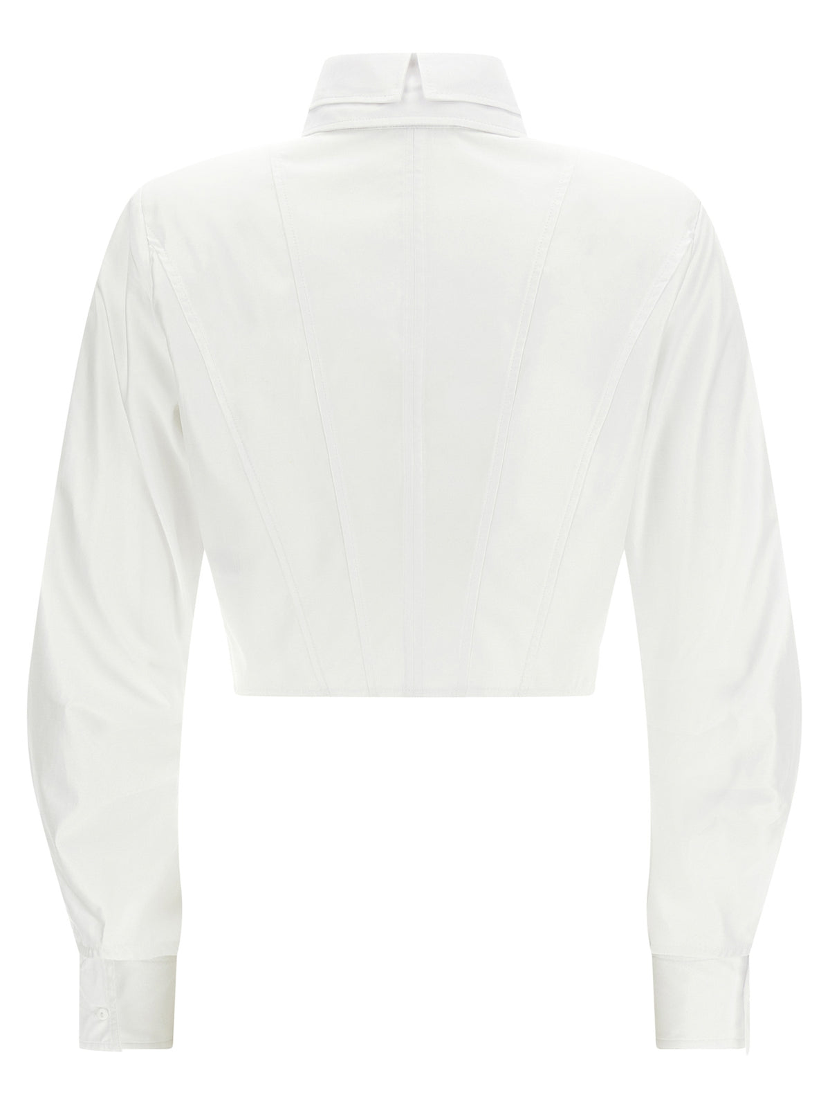 Elisabetta Franchi Weiße Baumwollbluse