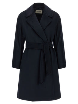 Max Mara Blauer Wollmantel
