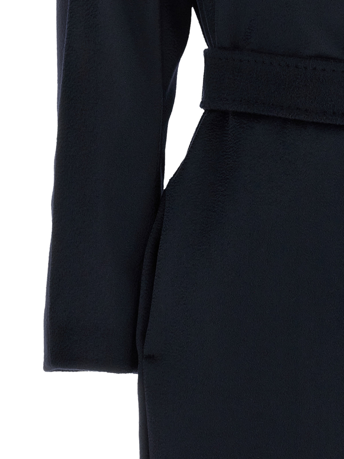 Max Mara Blauer Wollmantel