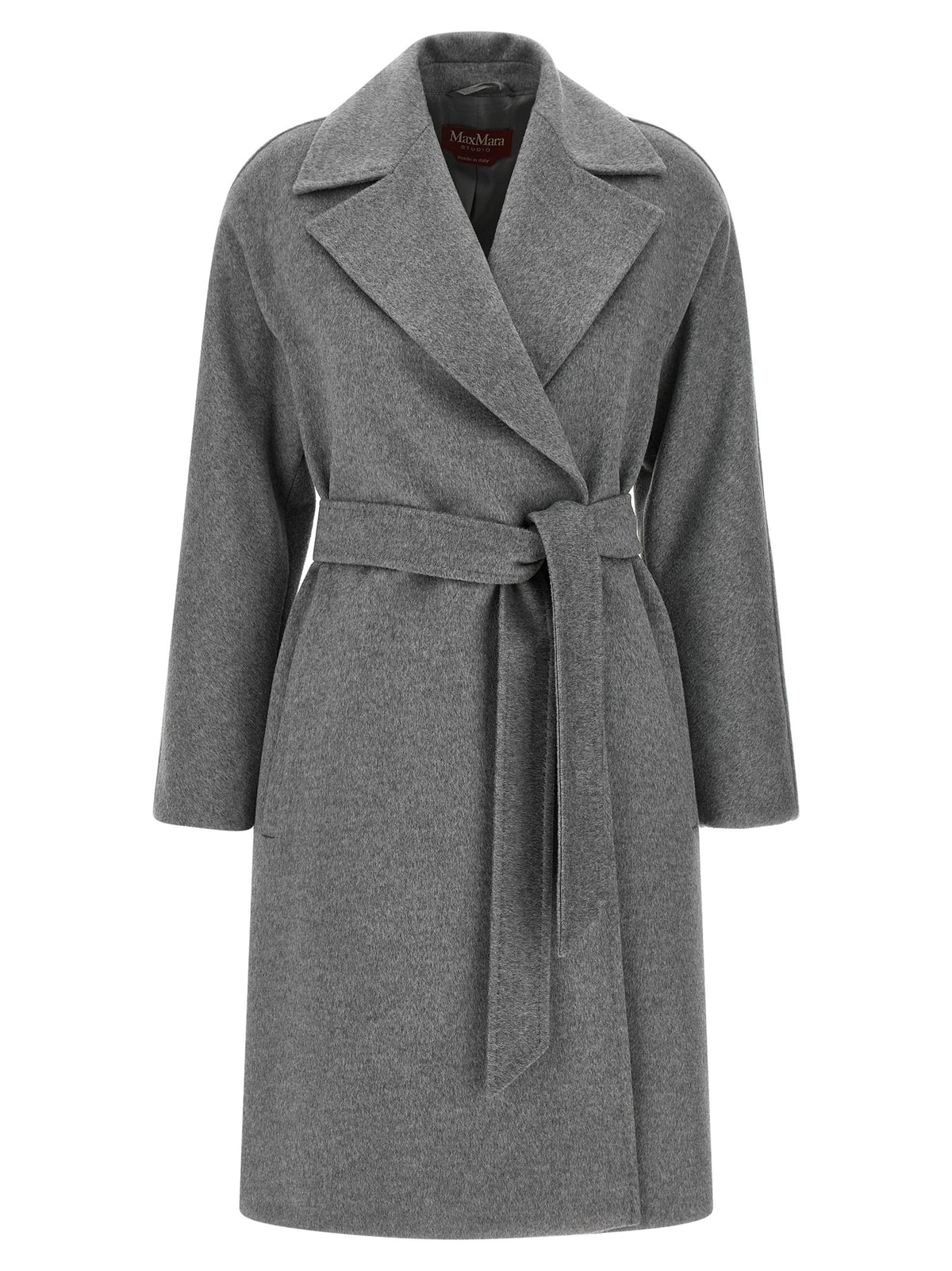 Max Mara Grauer Wollmantel