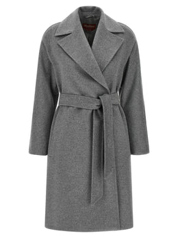 Max Mara Grauer Wollmantel