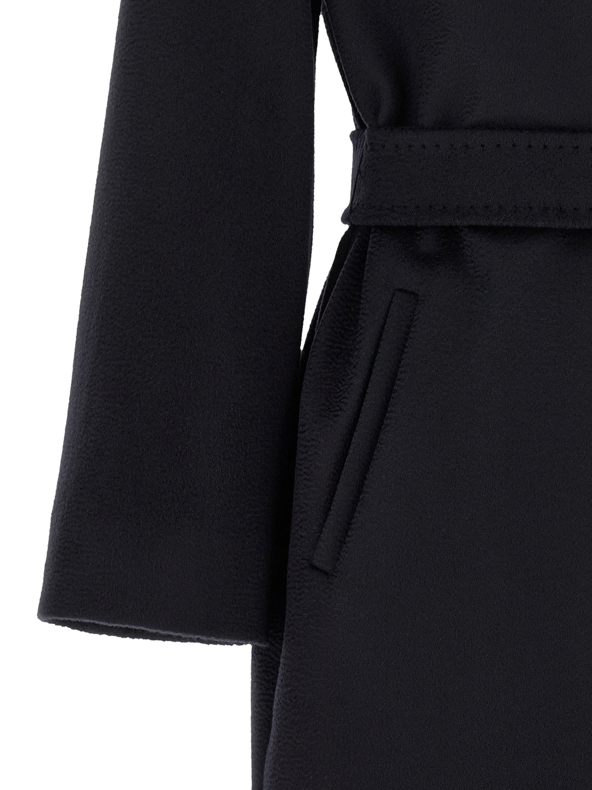 Max Mara Blauer Wollmantel