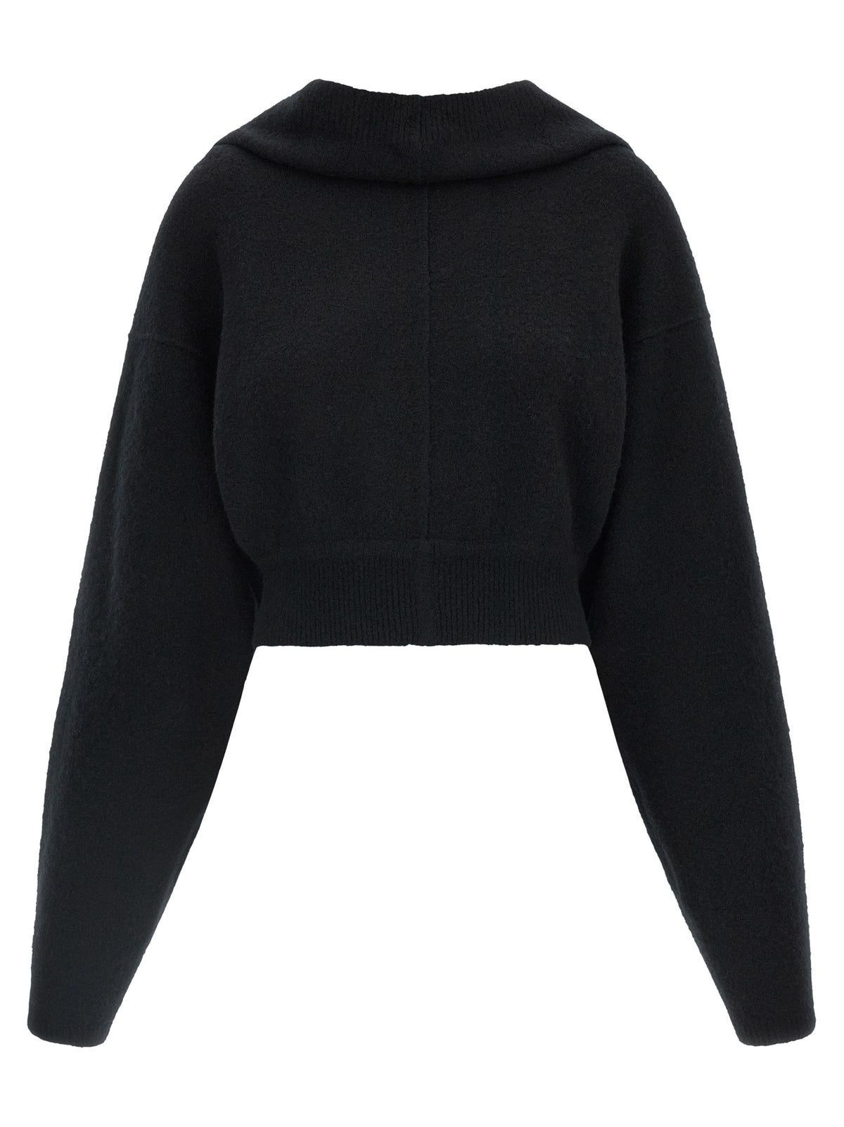 Rick Owens Schwarzer Kaschmir-Pullover