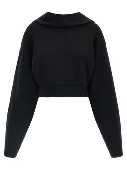 Rick Owens Schwarzer Kaschmir-Pullover