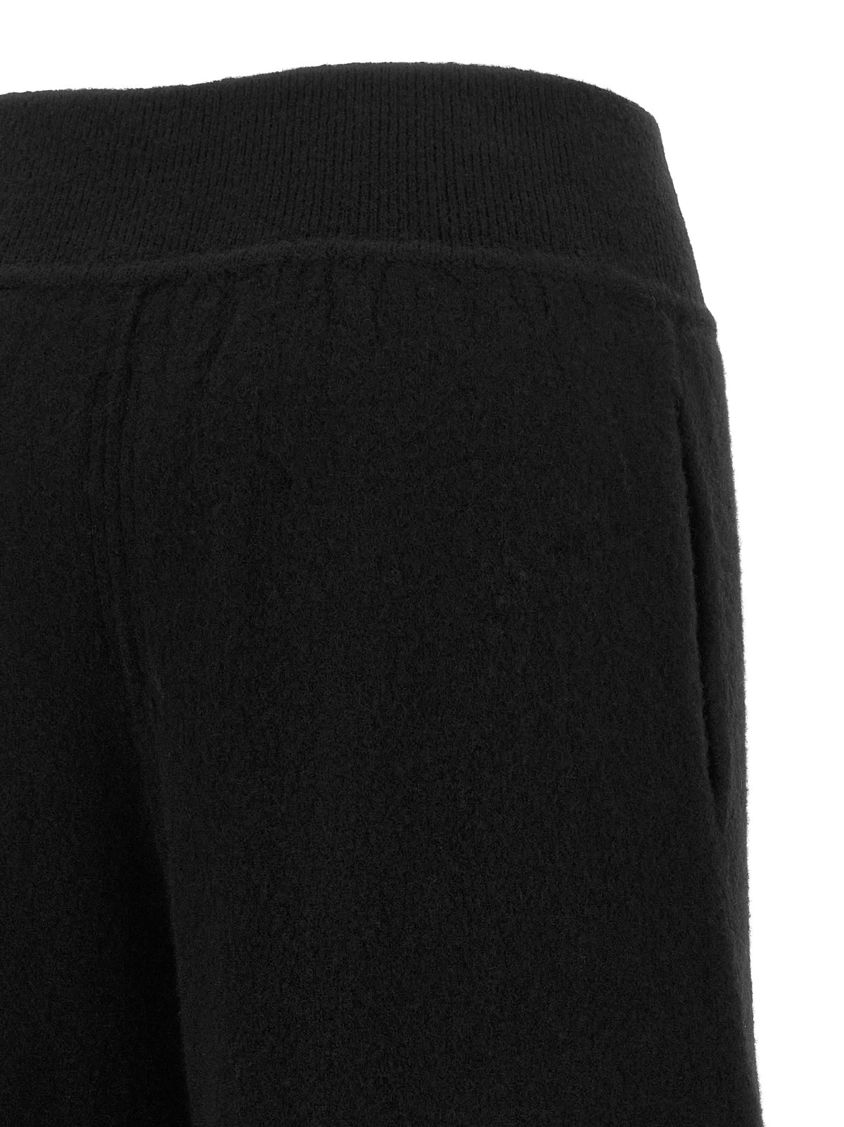 Rick Owens Schwarze Kaschmir-Freizeithose