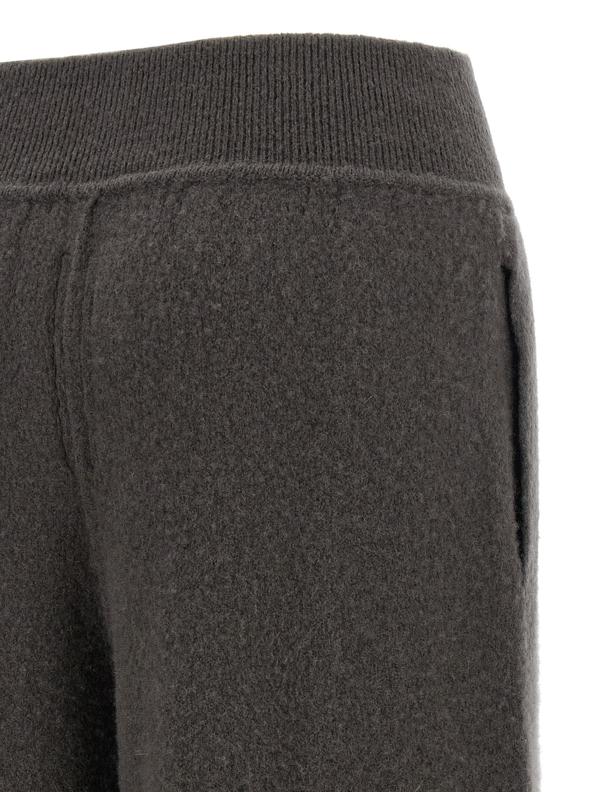 Rick Owens Graue Kaschmir-Freizeithose