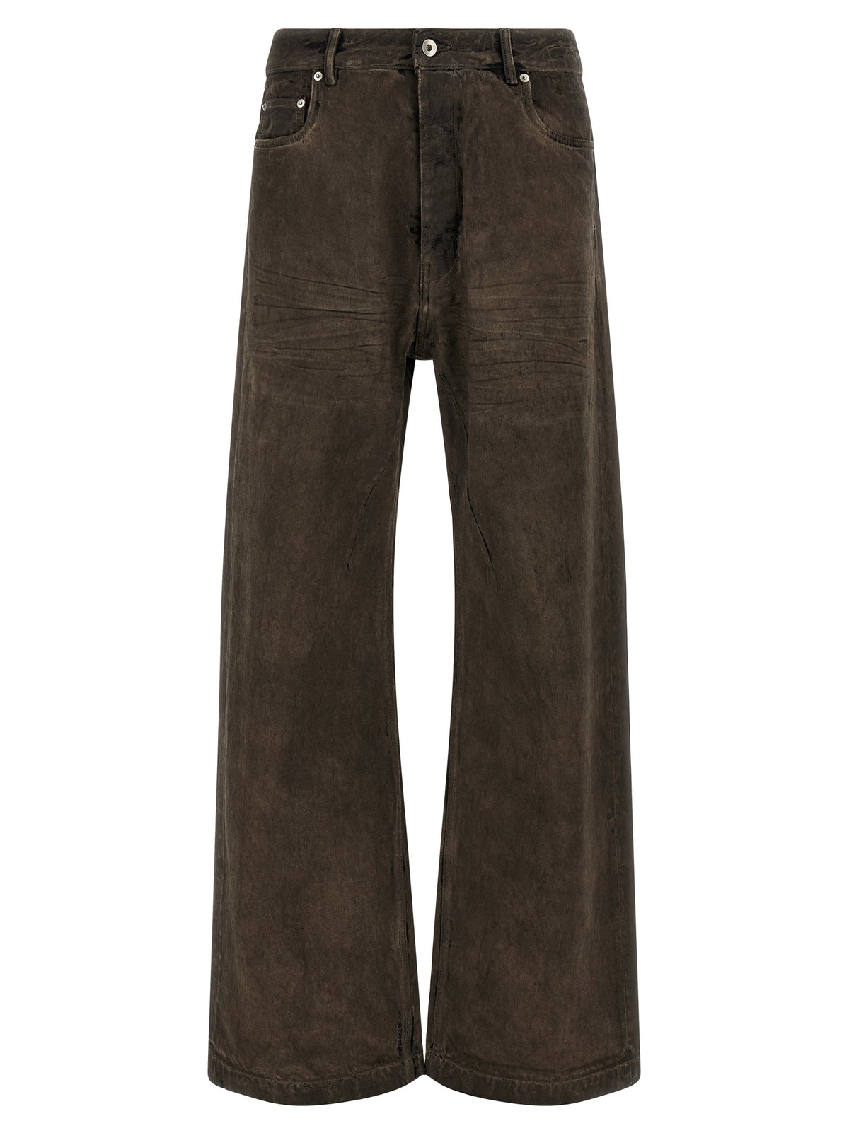 DRKSHDW Braune Baumwolljeans im Relaxed Fit
