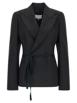Maison Margiela Grauer Wollblazer
