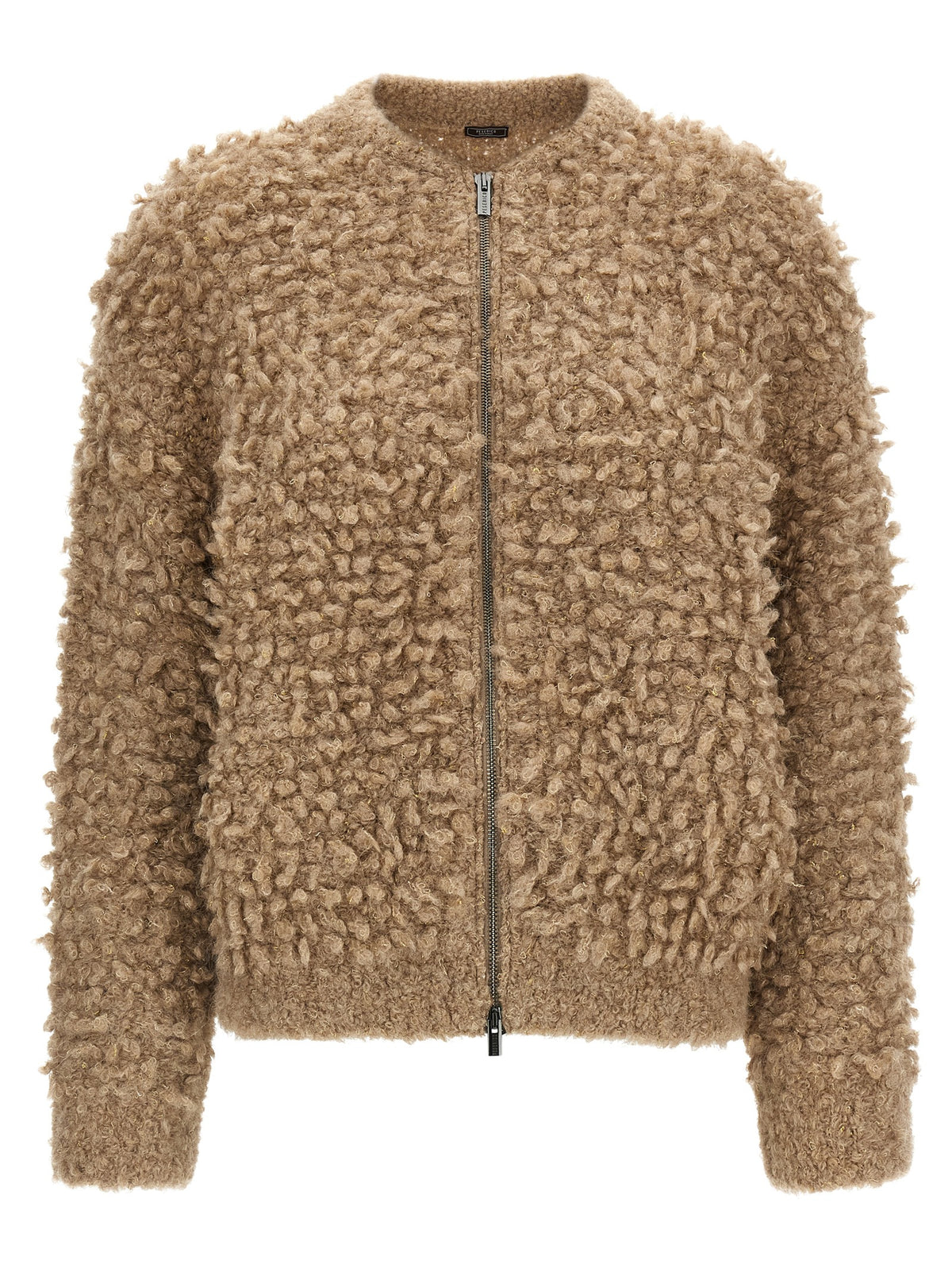 Peserico Beige Woll-Bomberjacke