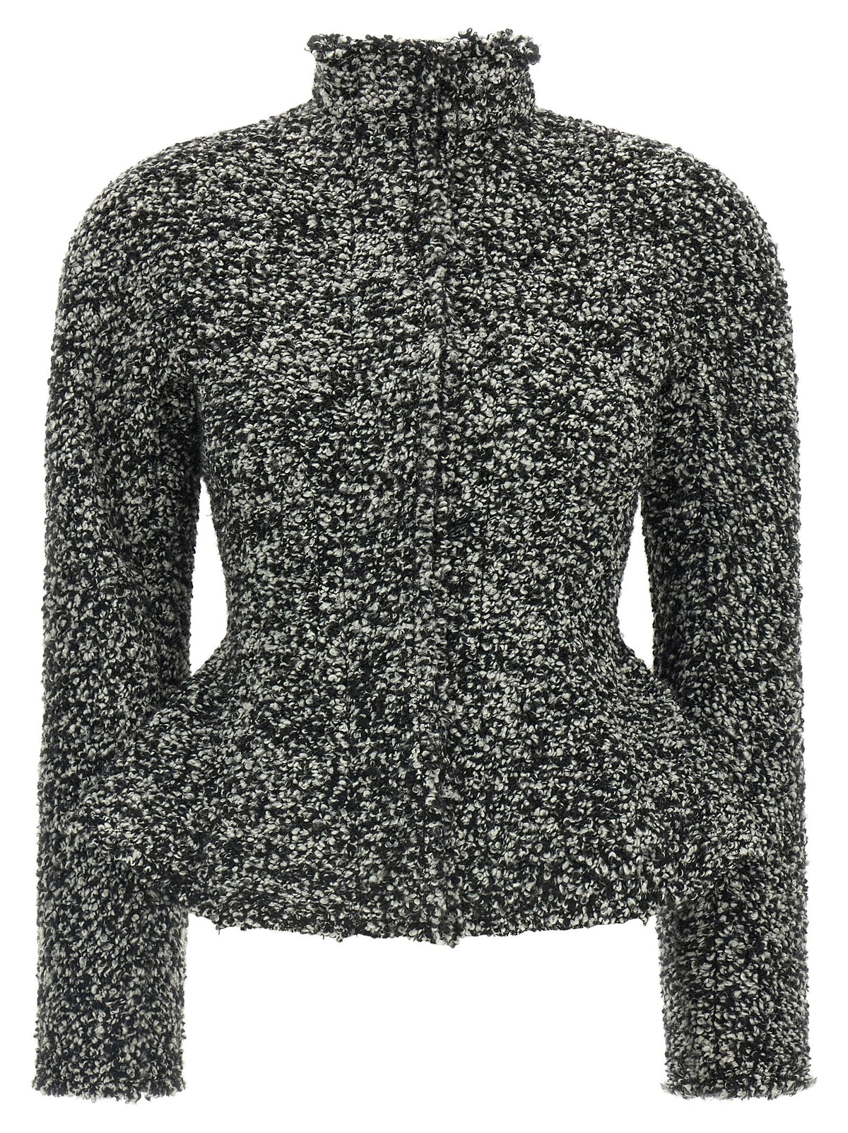 Alberta Ferretti Weißer Blazer aus reiner Schurwolle