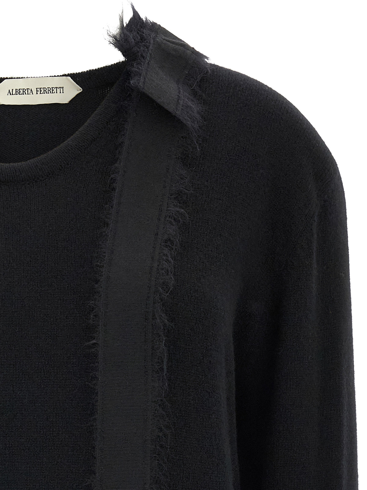 Alberta Ferretti Schwarzer Kaschmir-Cardigan