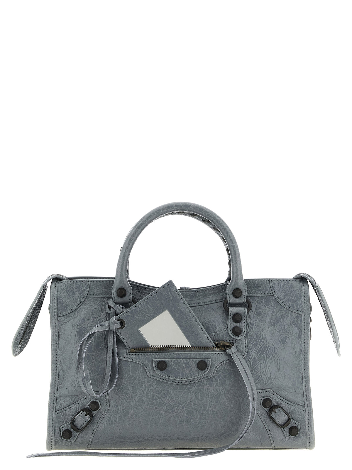 Balenciaga Graue Lammleder-Handtasche