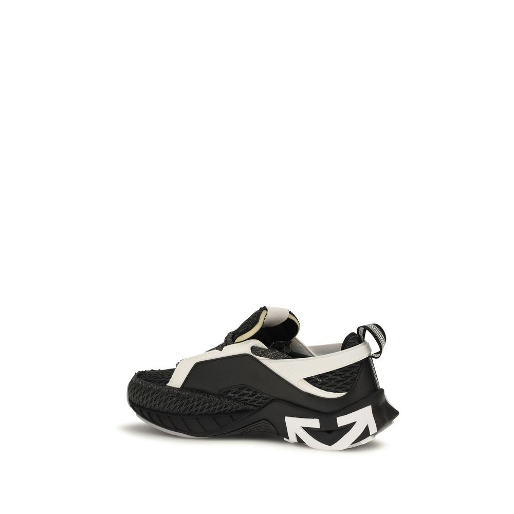 Off-White Schwarze Sneaker aus Polyester für sportliche Looks