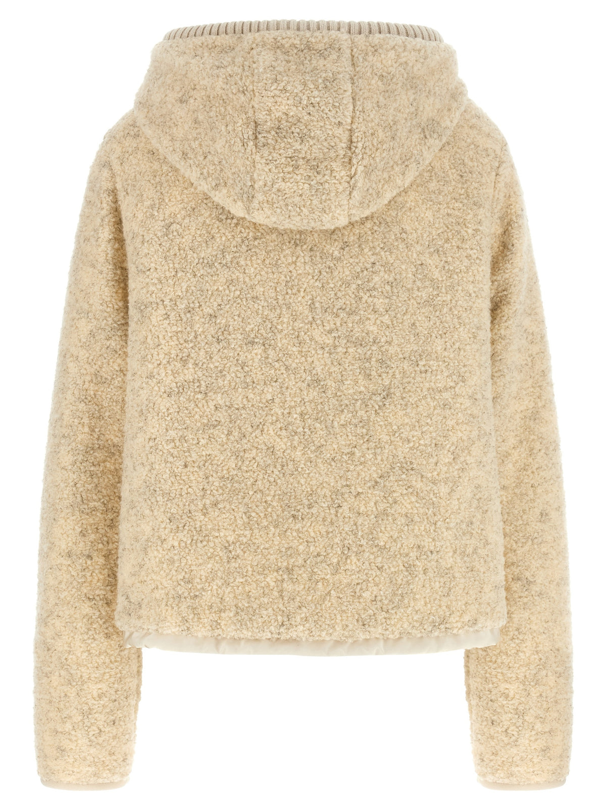 Moncler Beiger Wollmantel