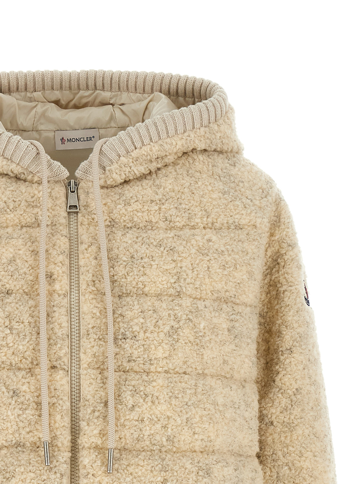 Moncler Beiger Wollmantel
