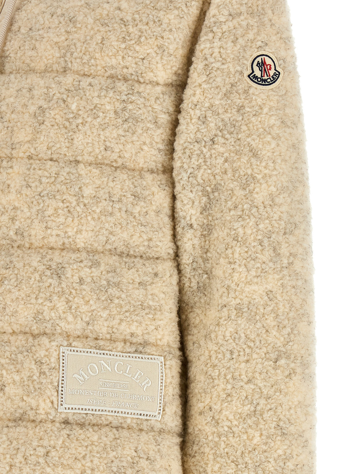 Moncler Beiger Wollmantel