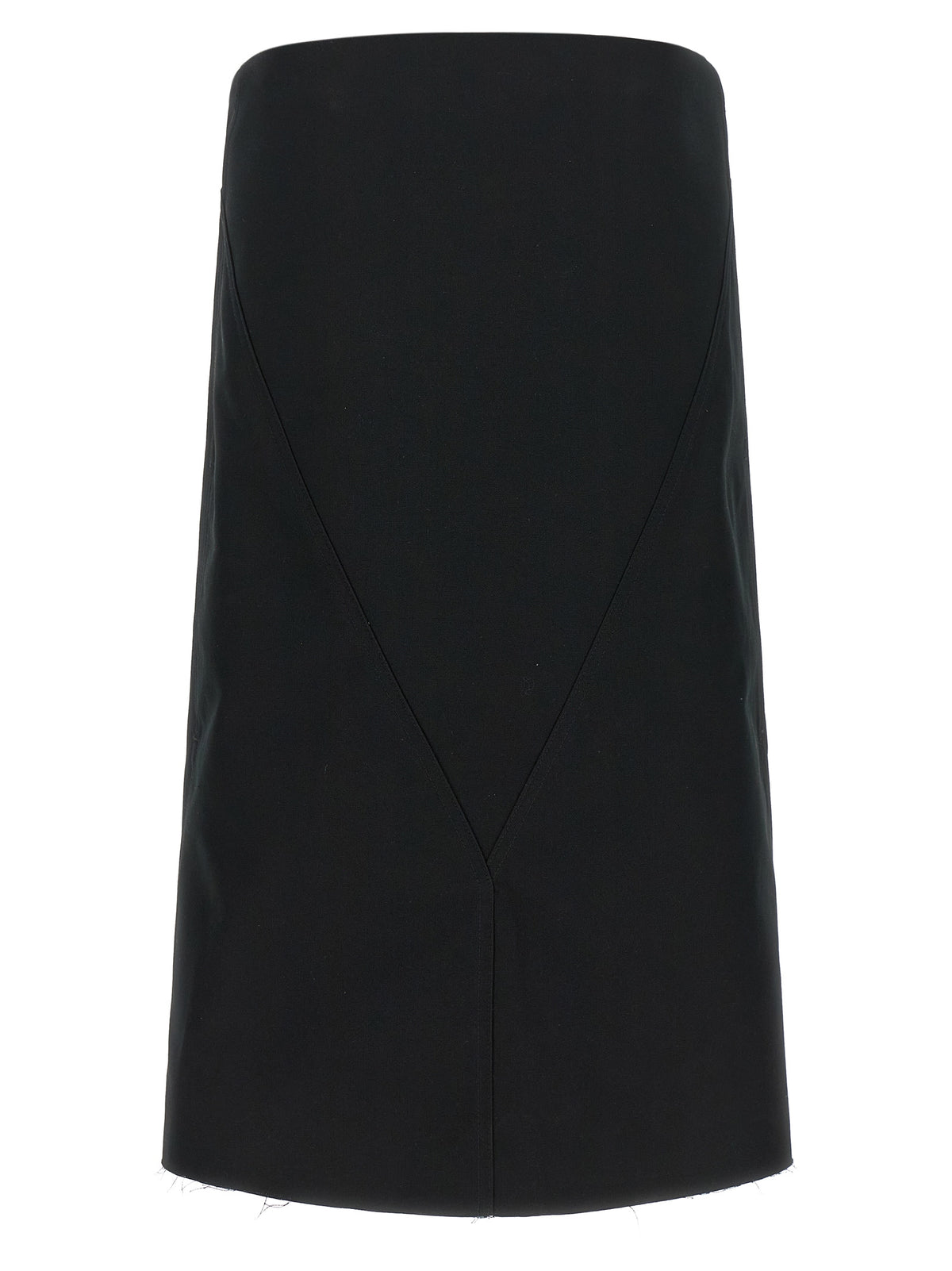 Rick Owens Schwarzes Polyester-Kurzkleid