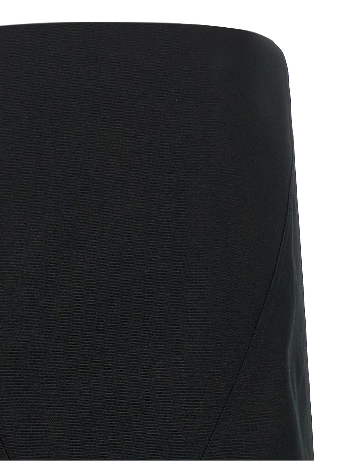 Rick Owens Schwarzes Polyester-Kurzkleid