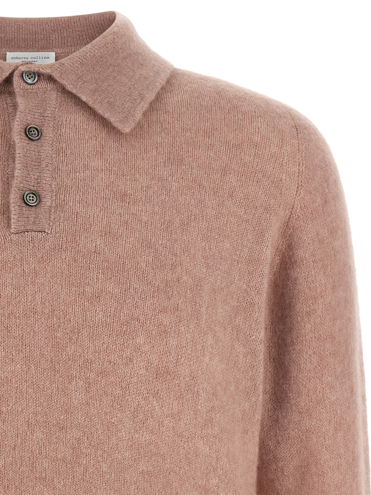 Roberto Collina Mehrfarbiges Kaschmir-Poloshirt