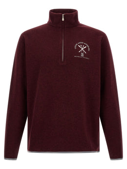 Brunello Cucinelli Bordeaux Kaschmir-Sweatshirt