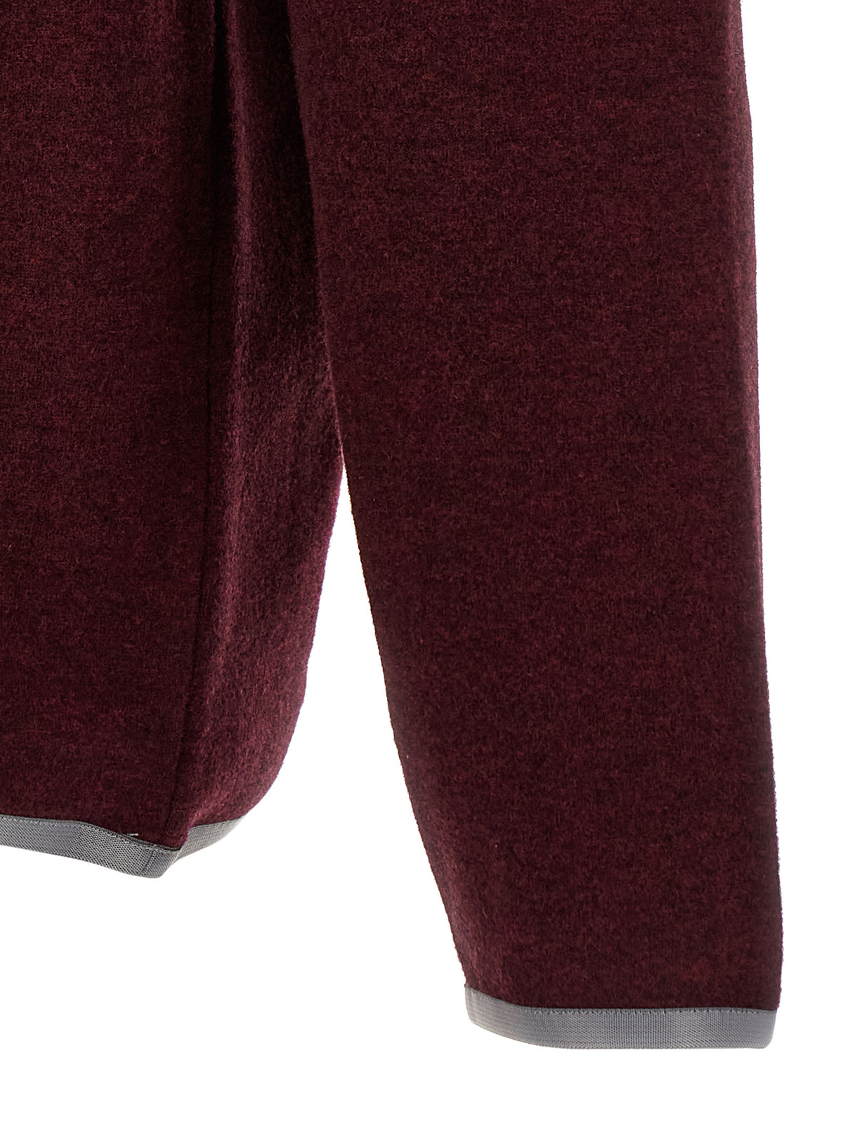Brunello Cucinelli Bordeaux Kaschmir-Sweatshirt