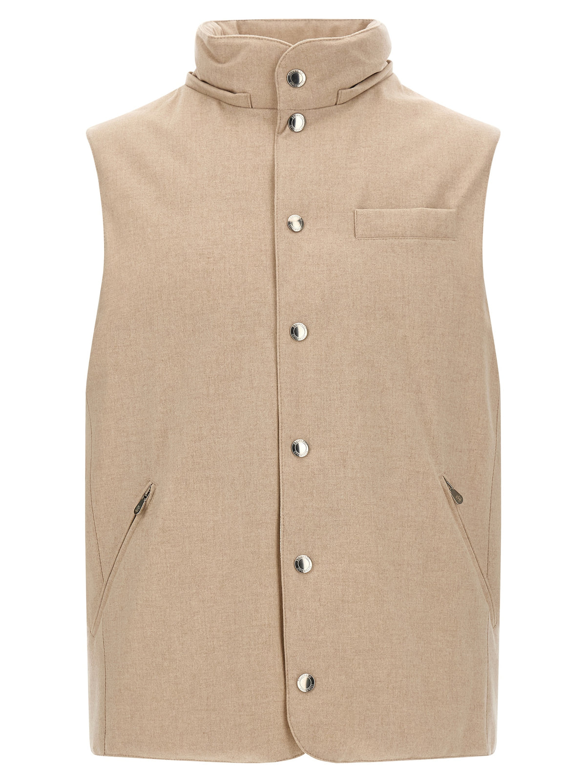 Brunello Cucinelli Beige Woll-Weste