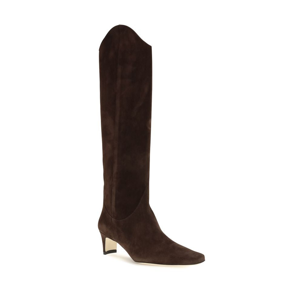 Staud Braune Kalbsleder Bos Taurus High Heel Stiefel