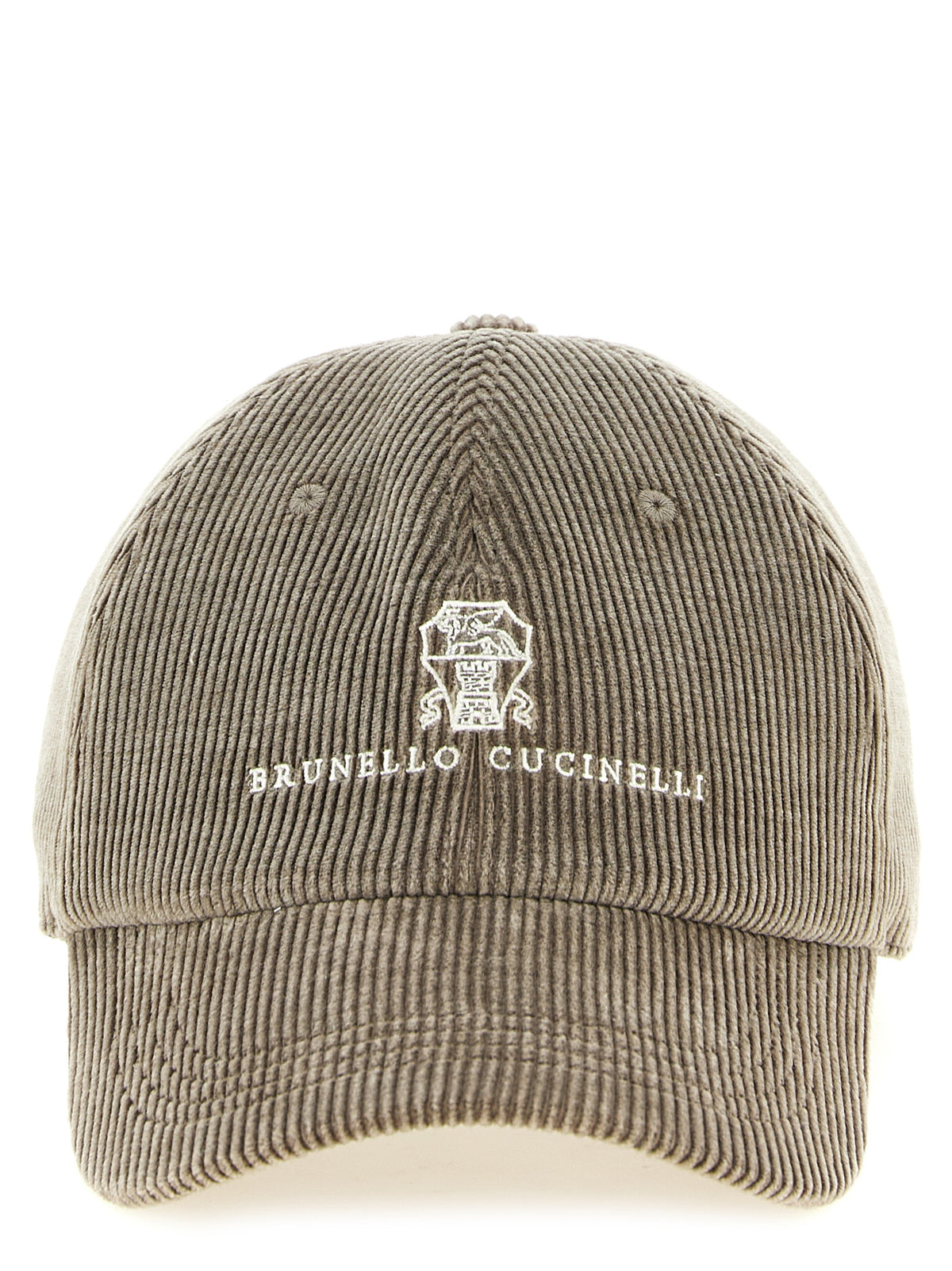 Brunello Cucinelli Graue Baumwollkappe (Baseball Cap)