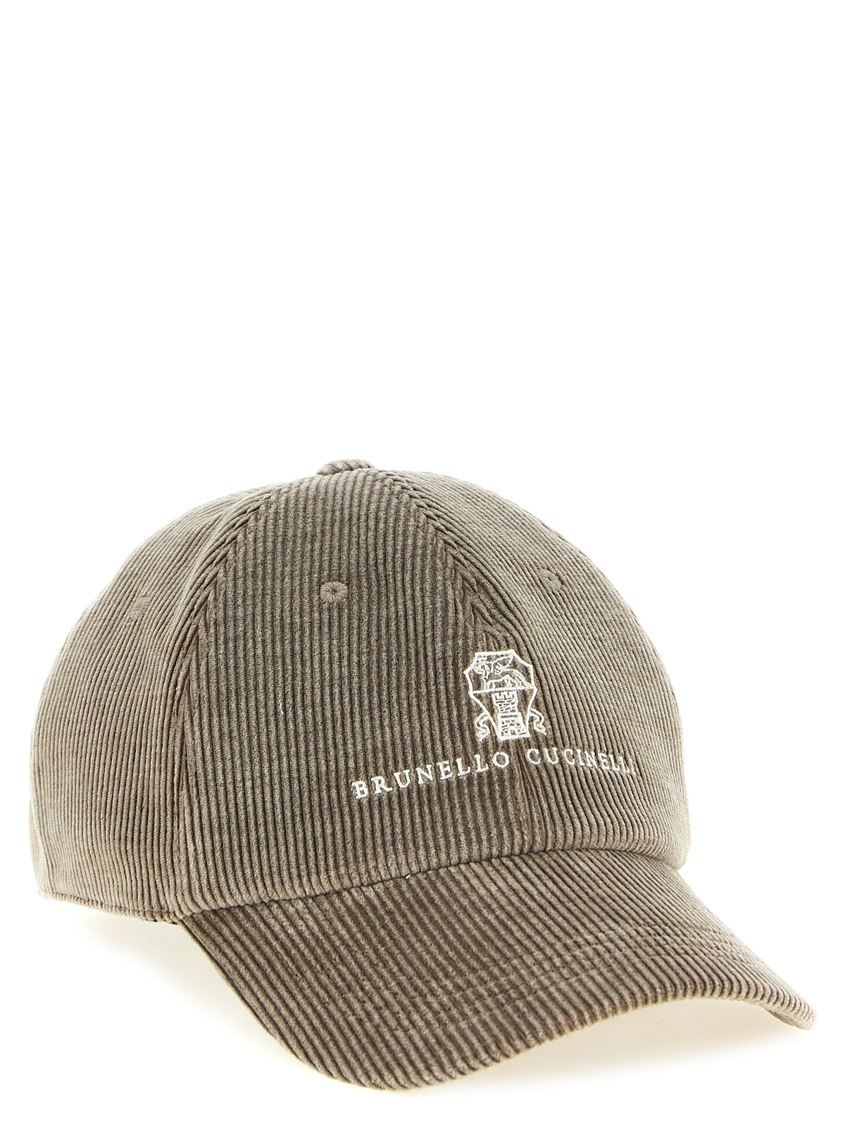 Brunello Cucinelli Graue Baumwollkappe (Baseball Cap)