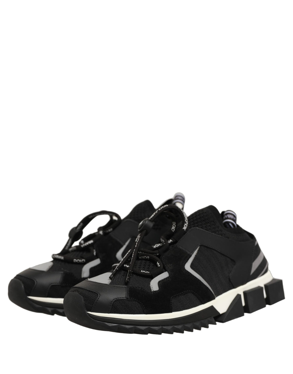Dolce & Gabbana Schwarze Sorrento Trekking Sneaker Herren Schuhe