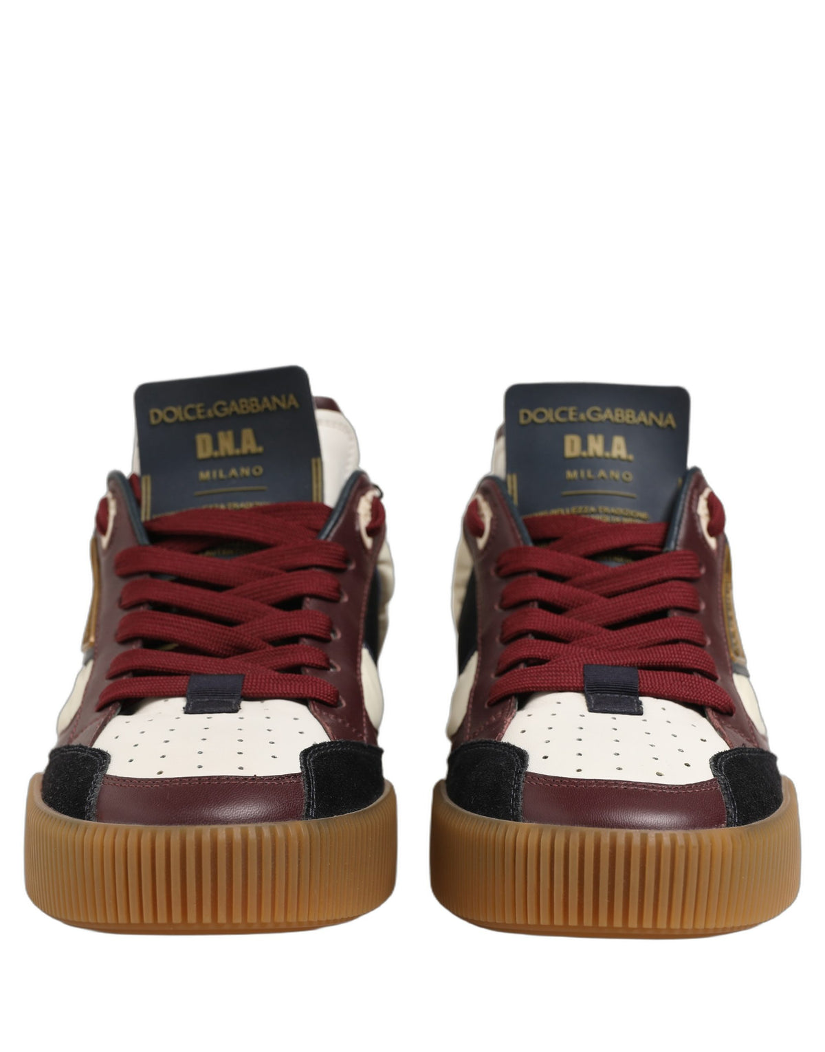 Dolce & Gabbana MIAMI Sneaker-Schuhe aus mehrfarbigem Leder