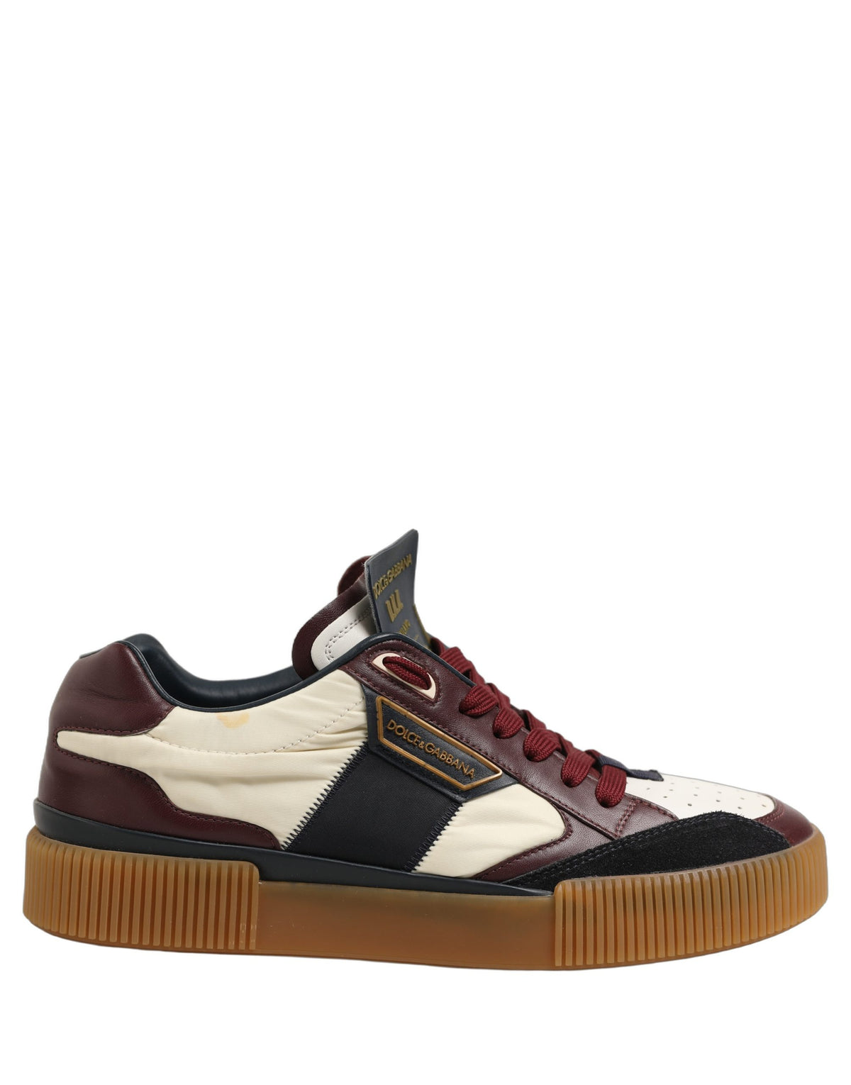 Dolce & Gabbana MIAMI Sneaker-Schuhe aus mehrfarbigem Leder