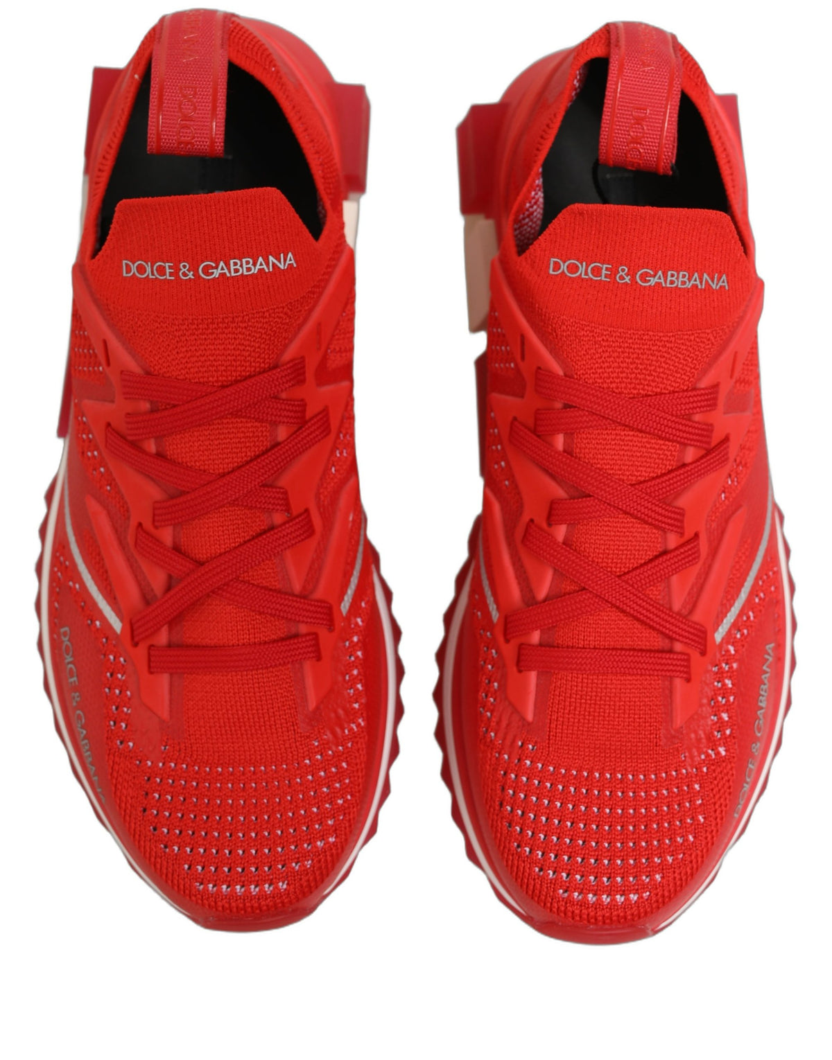 Dolce & Gabbana Rote SORRENTO Sport Stretch Herren Sneaker