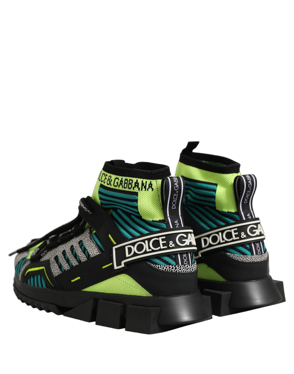Dolce & Gabbana Multicolor Sorrento Socken Männer Turnschuhe Schuhe